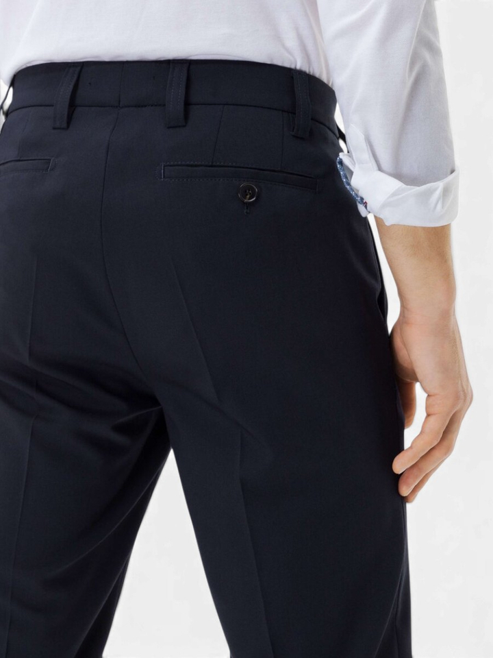 Blauw geklede broek Brax