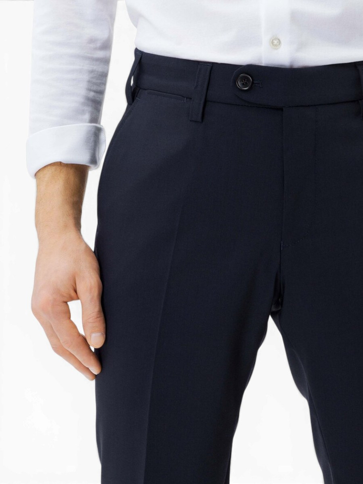 Blauw geklede broek Brax