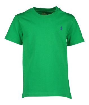 Ralph Lauren Groene t-shirt met donkerblauw merklogo