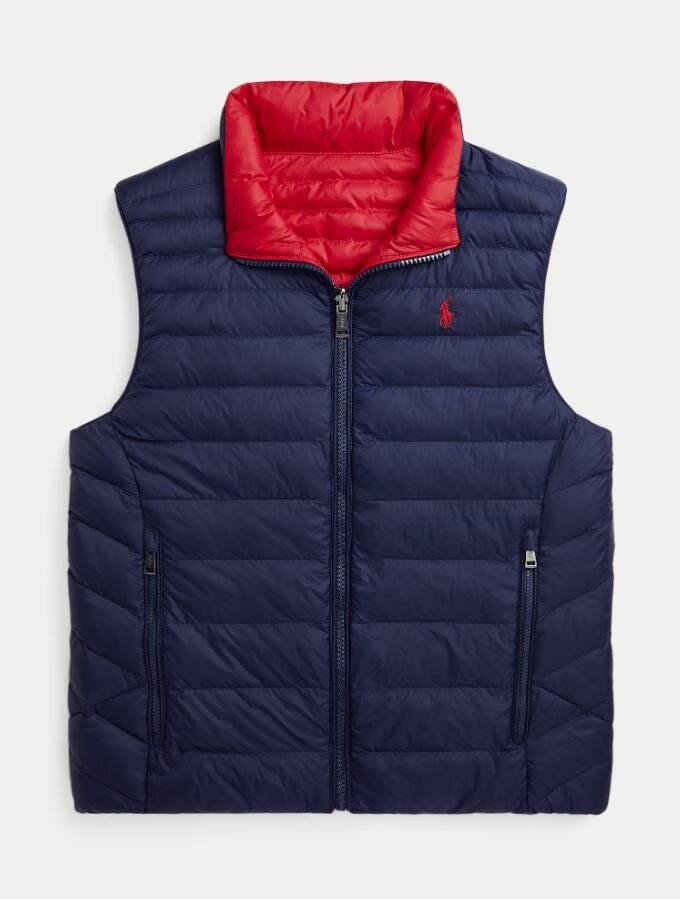Newport navy bodywarmer reversible Ralph Lauren 
