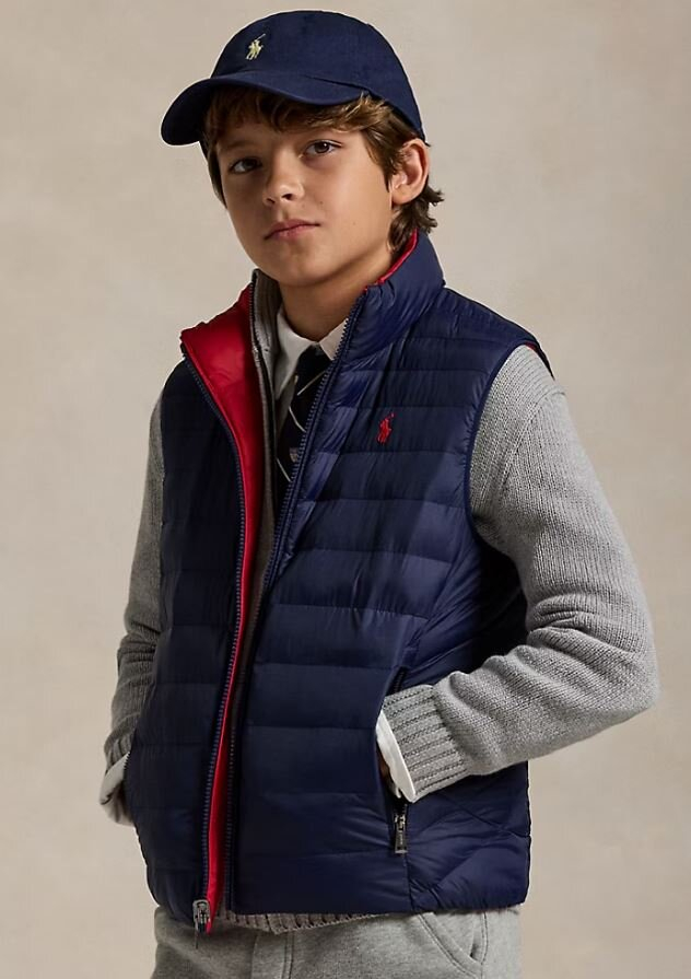 Newport navy bodywarmer reversible Ralph Lauren 