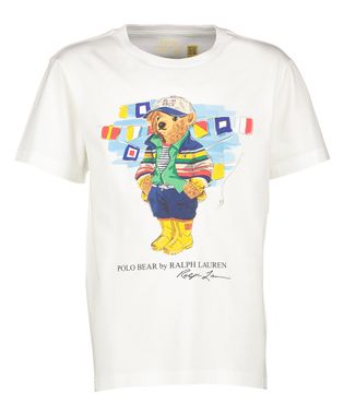 Ralph Lauren Paper white t-shirt met beer