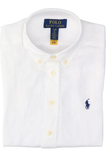 Wit linnen hemd Ralph Lauren 