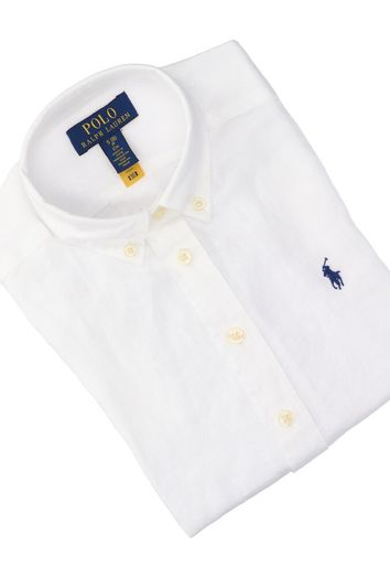 Wit linnen hemd Ralph Lauren 