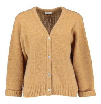 Bruine cardigan met knopen East American Vintage