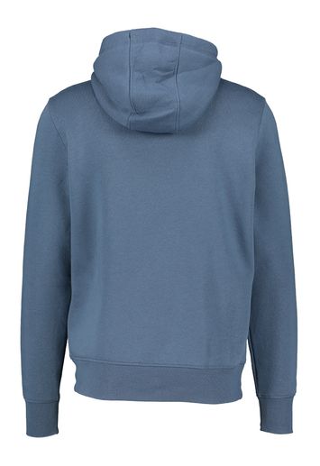 Petrolblauwe sweater met kap Tommy Hilfiger 