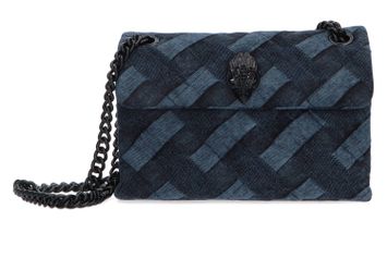 Jeans crossbody handtas met patchwork Kurt Geiger 
