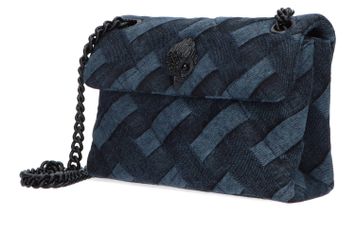 Jeans crossbody handtas met patchwork Kurt Geiger 