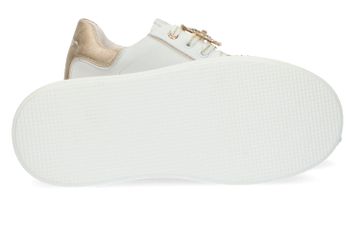 Witte sneakers met gouden details Tosca Blu