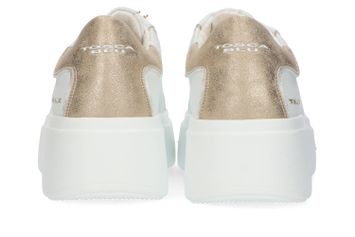 Witte sneakers met gouden details Tosca Blu