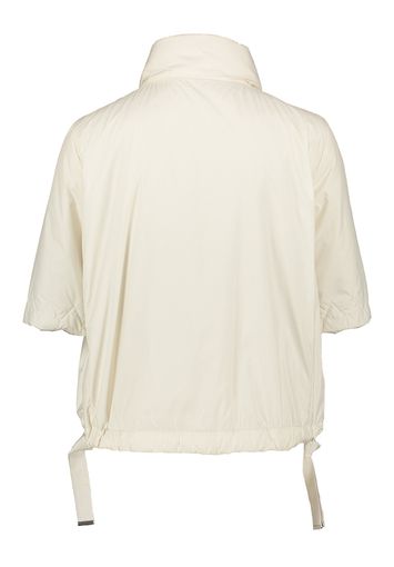 Witte padded jas met korte mouwen Deborah Milestone
