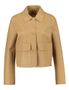 Camel kleurig lederen vestje Lilly Milestone
