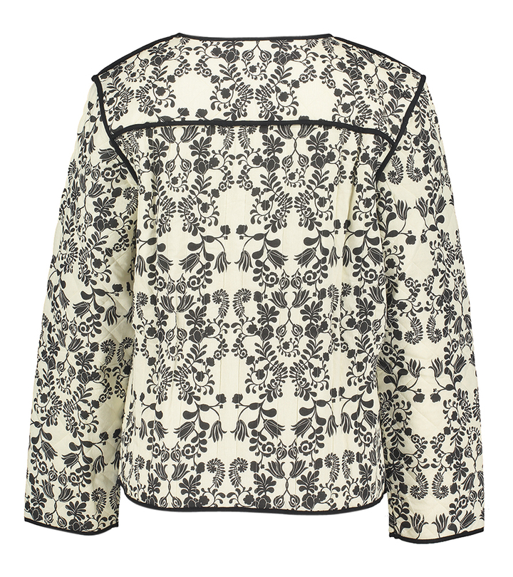 Ecru vestje met zwarte print Gizaro Ichi