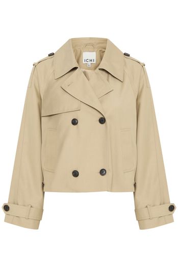 Donker beige korte trenchcoat Eparza Ichi 