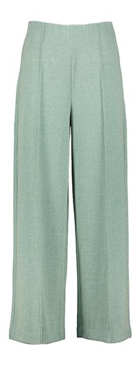 Groene comfortabele geklede broek Kate Jacquard Ichi
