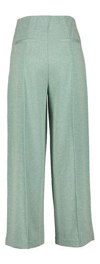 Groene comfortabele geklede broek Kate Jacquard Ichi