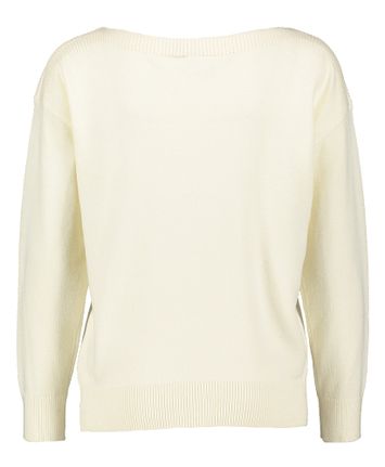 Ecru pull met boothals Sella Ichi