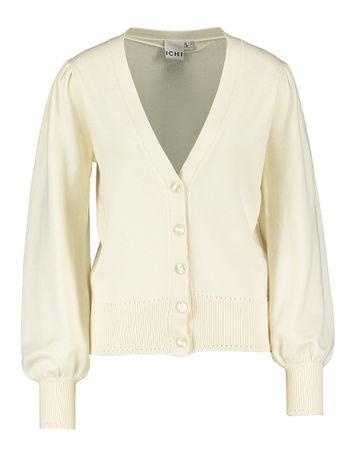 Ecru gilet met knopen Sella Ichi
