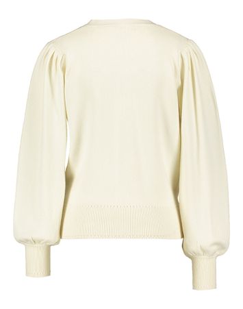 Ecru gilet met knopen Sella Ichi