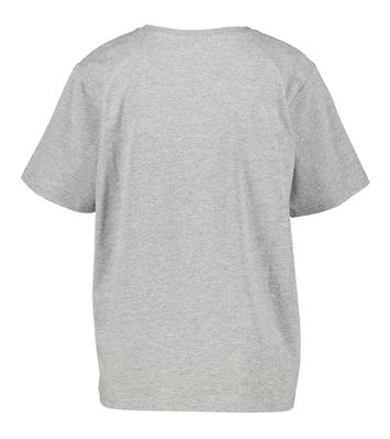 Grijze t-shirt met strik in strass Nynna Ichi