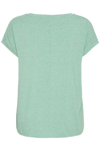 Groene t-shirt met korte mouwen en glinsters Rebel Ichi