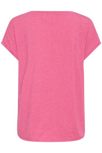 Fuchsia t-shirt met korte mouwen en glinsters Rebel Ichi