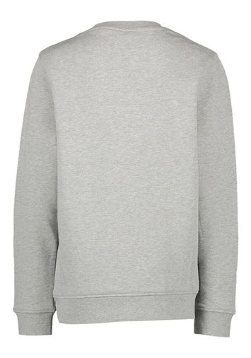 Grijze sweater met ronde hals en merklogo Lyle & Scott