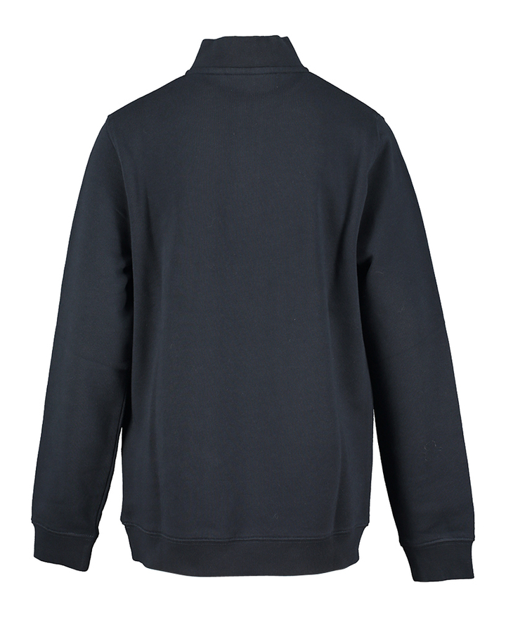 Donkerblauwe trui met korte rits Lyle & Scott