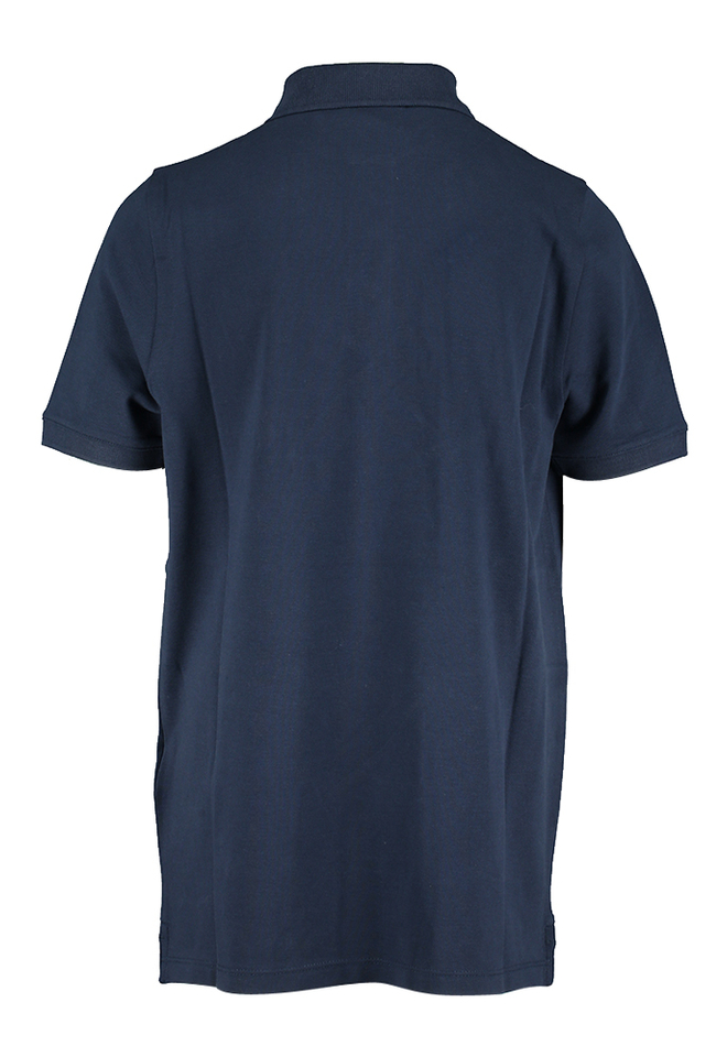 Donkerblauwe polo met merklogo Lyle & Scott