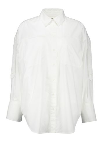 Witte oversized katoenen blouse Calico Soaked in Luxury