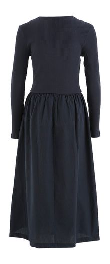Donkerblauwe lange jurk Simone Phoebe Soaked in Luxury