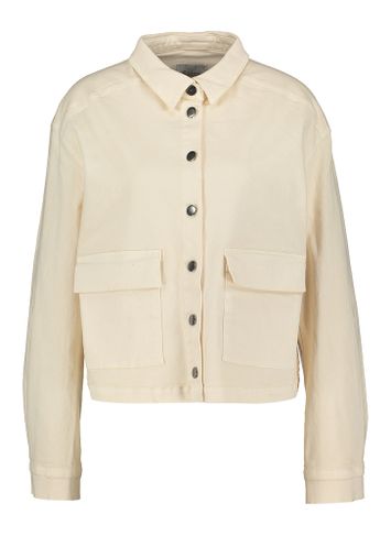 Beige jeansjase met opgestikte zakken Saint Tropez