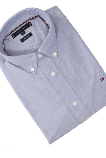 Jeansblauw katoenen hemd ( regular fit) met lange mouwen Tommy Hilfiger 