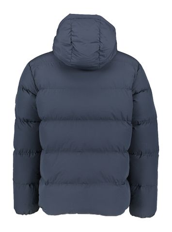 Donkerblauwe puffer winter jas Tommy Hilfiger