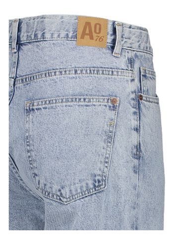 Blauwe loose fit jeans AO76