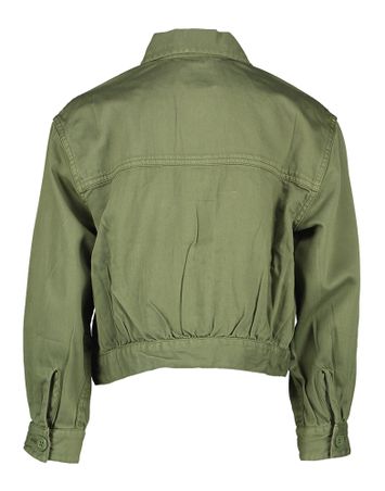 Kaki groene korte zomerjas Bellerose