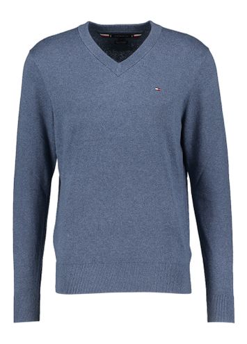 Blauwe trui met merklogo Tommy Hilfiger
