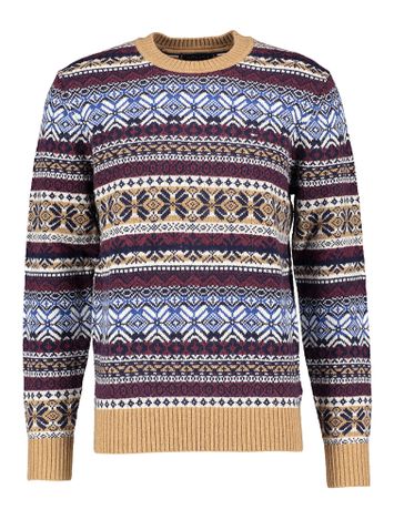 Multicolor trui met ronde hals en lange mouwen Tommy Hilfiger 