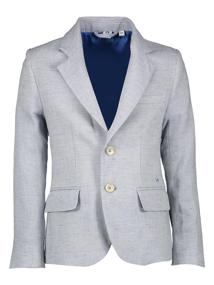 Blauwkleurige blazer Bastion Communie D-Lux