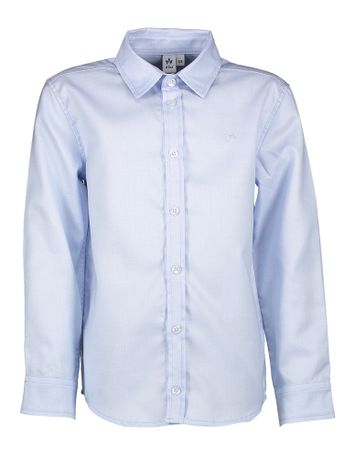Lichtblauw katoenen hemd (slim fit) met lange mouwen Cyrus D-Lux