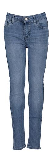 Blauwe afgewassen 710 SUPER SKINNY jeans Levi's Girls met witte stikking