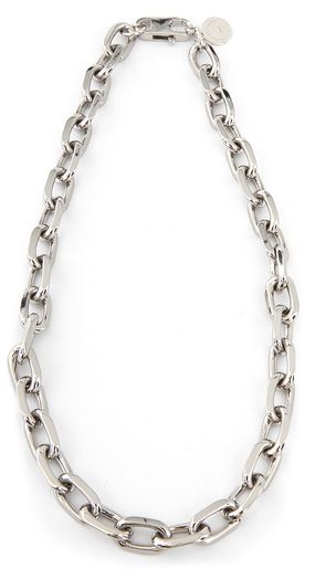 Zilveren ketting met schakels LHS Souvenirs De Pomme