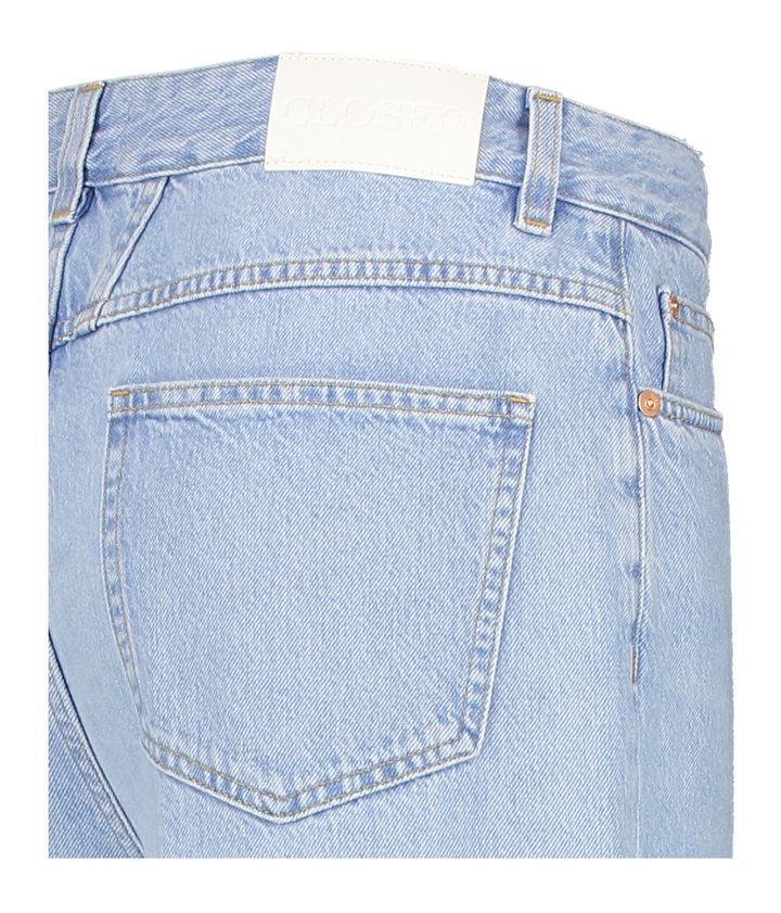 Lichtblauwe wide fit jeans met hoge taille Closed 