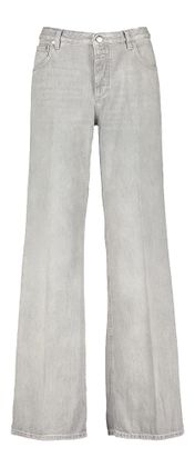 Closed Grijze wide fit jeans met hoge taille