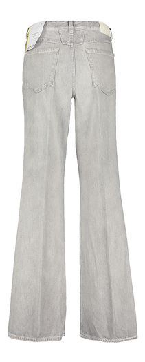 Grijze wide fit jeans met hoge taille Closed