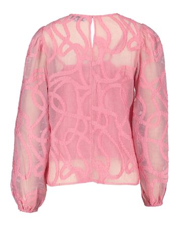 Roze doorzichtige bloes met ondertop Odina Minus