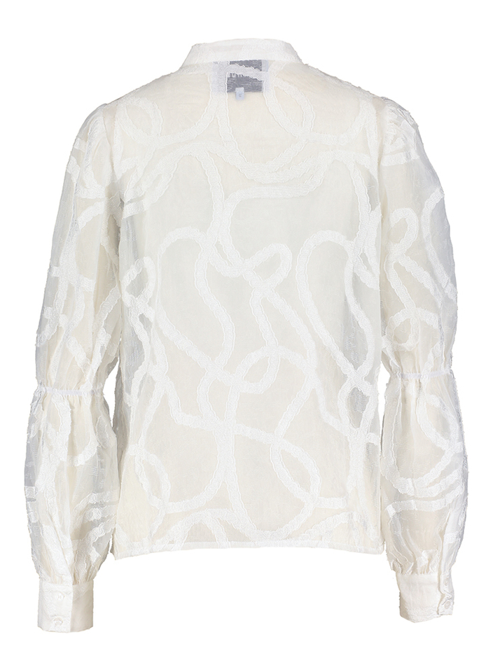 Witte doorzichtige bloes Odina Minus