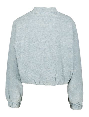 Blauwkleurige puffed jacket Levea Minus