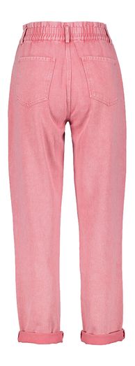 Roze jeans met hoge taille Solene Minus