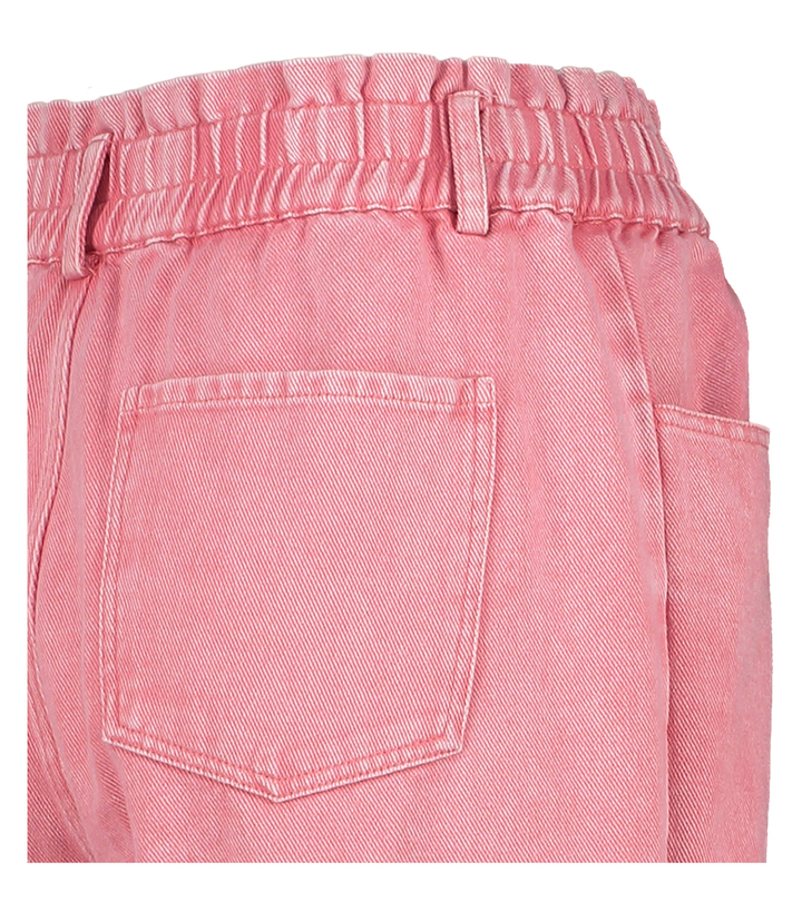 Roze jeans met hoge taille Solene Minus
